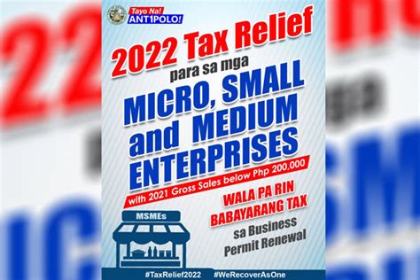Antipolo City gives tax relief to SMEs; Cainta extends.